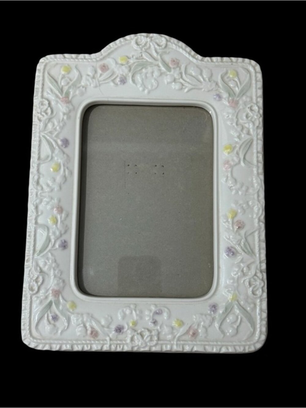 VTG 80's Terragrafics Ceramic Cottagecore Floral Gallery Wall 5x7 Photo Picture